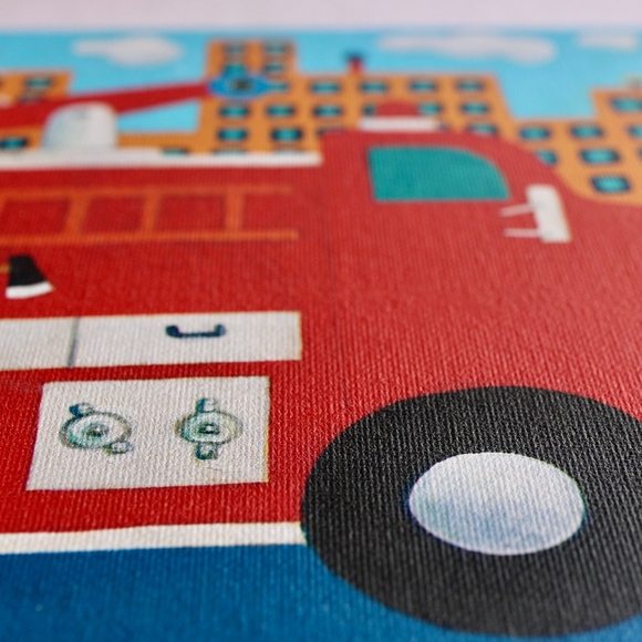 Oopsy Daisy Fire Truck Canvas Art by Max Grover - Picture 4 of 8